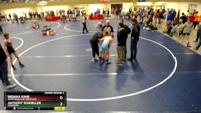 102 lbs Champ. Round 2 - Indiana Kane, White Bear Lake Wrestling vs Anthony Schoeller, Minnesota