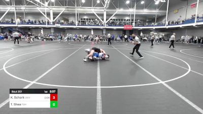 157 lbs Consi Of 32 #1 - Kevin Schork, University Of Maryland vs Tyler Shea, F&M