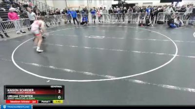 100 lbs Semifinal - Urijah Courter, Sebolt Wrestling Academy vs Kaison Schreier, Jackson County Wrestling