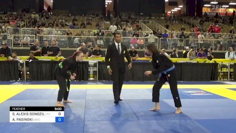 SADIE ALEXIS DONDZIL vs AVERYANA PASINSKI 2024 Pan Jiu Jitsu IBJJF Championship