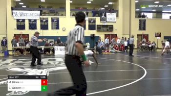 138 lbs Final - Malyke Hines, Osceola High School vs Dylan Weaver, Lyndhurst High School