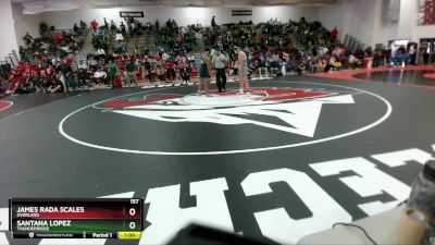 157 lbs 13th Place Match - Santana Lopez, Thunderridge vs James Rada Scales, Overland