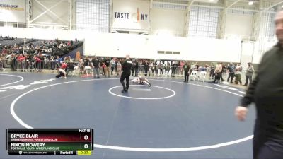 70 lbs Cons. Round 3 - Nixon Mowery, Portville Youth Wrestling Club vs Bryce Blair, Shenendehowa Wrestling Club