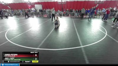 87 lbs 1st Place Match - Joey Cady, LaCrosse Area Wrestlers vs Jared Peters, Burlington Elite