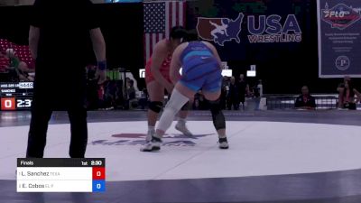 225 lbs Final - Leilani Sanchez, Texas vs Erica Cobos, El Paso Supers Wrestling Club