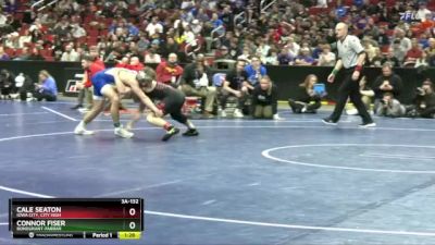 3A-132 lbs Semifinal - Connor Fiser, Bondurant-Farrar vs Cale Seaton, Iowa City, City High