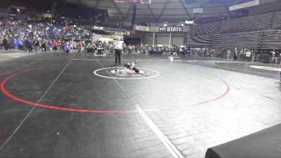 63 lbs Cons. Round 5 - Tatum Wuollet, Askeo International Mat Club vs Samuel Romero, Toppenish USA Wrestling Club