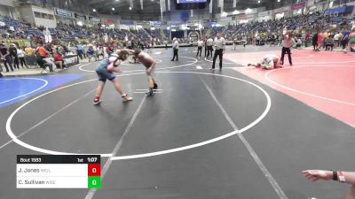 200 lbs Quarterfinal - Jesse Jones, Wellington Eagles vs Chase Sullivan, Widefield Wrestling Club