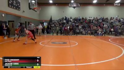 105 lbs Semifinal - Jackobi Gibbs, Grissom Hs vs Tyce Crosswy, Bob Jones