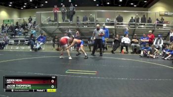 125 lbs Round 1 (6 Team) - Jacob Thompson, Michigan Grappler RTC vs Aiden Neal, Ares