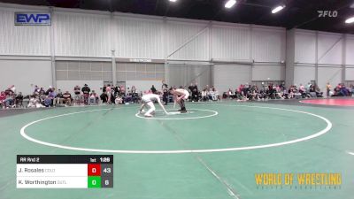 150 lbs Rr Rnd 2 - Jacobo Rosales, Northern Colorado 14U vs Kaden Worthington, Outlaws 14U