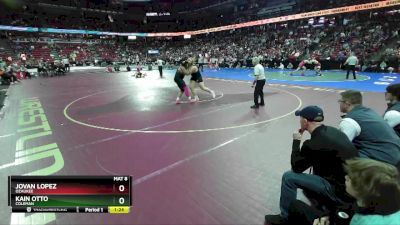 D3-285 lbs Quarterfinal - Kain Otto, Coleman vs Jovan Lopez, Ozaukee