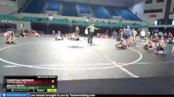 105 lbs Placement (4 Team) - Brock Smith, Team Bear Wrestling Club Red vs Christian Wiedner, Cane Bay Cobras