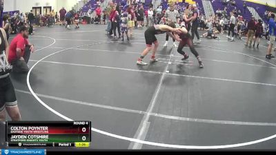 107 lbs Round 4 - Jayden Cotsmire, Stratford Knights Youth vs Colton Poynter, Eastside Youth Wrestling