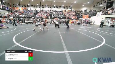 64 lbs Semifinal - Connor Suskey, Team Tulsa Wrestling Club vs Colt Naylor, Pocola Youth Wrestling