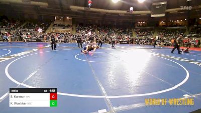 88 lbs Round Of 16 - Sully Karmon, St. Paris Graham vs Karson Wuebker, Sebolt Wrestling Academy