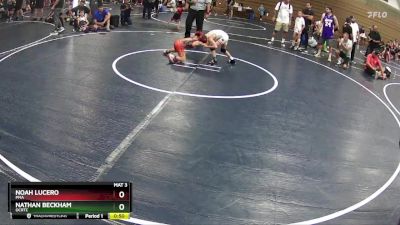 70 lbs Semifinal - Nathan Beckham, OCRTC vs Noah Lucero, PMA