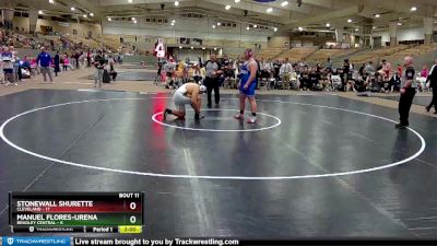 285 lbs 1st - Stonewall Shurette, Cleveland vs Manuel Flores-Urena, Bradley Central