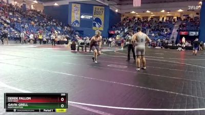 285 lbs Cons. Round 2 - Gavin Grell, Northampton vs Derek Fallon, New Kent