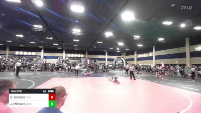 95 lbs Consi Of 8 #2 - Deagan Kinkade, Coachella Valley WC vs Jacob Millward, Sons Of Atlas