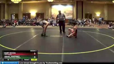 130/140 Round 2 - Kurt Ochoa, Unattached vs Israel Martinez, Purler Wrestling Acadmey