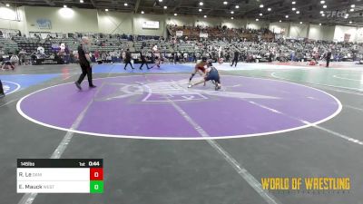 145 lbs Consolation - Ruben Le, Daniel Cormier Wrestling Academy vs Elias Mauck, Westview