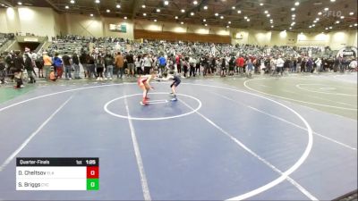 82 lbs Quarterfinal - David Cheltsov, Elk Grove Wr Ac vs Samuel Briggs, Cyc