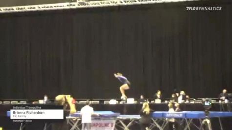 Brianna Richardson - Individual Trampoline, Flip Factory - 2021 USA Gymnastics Championships