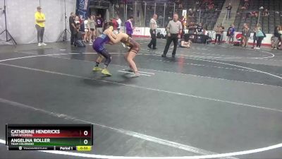 101 lbs Cons. Round 3 - Catherine Hendricks, Team Wyoming vs Angelina Roller, Team Colorado