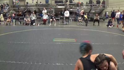 82 lbs Round 2 - Haily Malloy, Simmons Academy Of Wrestling vs Ezekiel Rudd, Mat Psychos