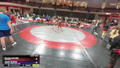 126 lbs Cons. Round 3 - Elijah Archer, Oklahoma vs Owen Burns, The Hall Wrestling Club