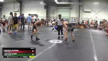 106 lbs Quarterfinals (8 Team) - Lincoln Durden, Compound vs Tristian Horn, White House