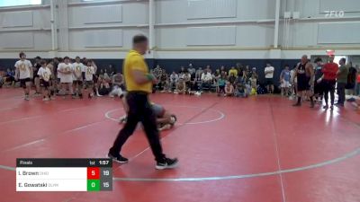 120 lbs Final - Issac Brown, Ohio Gold 14K vs Ezra Gowatski, Olympia National