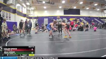125 lbs Round 4 (6 Team) - Cullen Spence, Team Bear vs Brax Hogan, Cane Bay Cobras