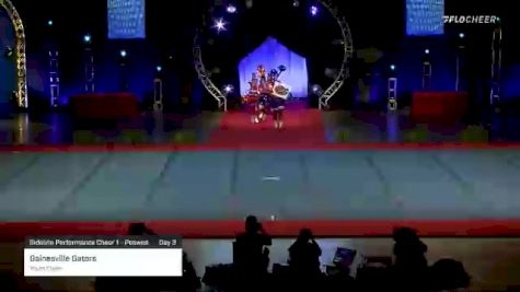 Gainesville Gators - Youth Cheer [2021 Sideline Performance Cheer 1 - Peewee Day 3] 2021 Pop Warner National Cheer & Dance Championship