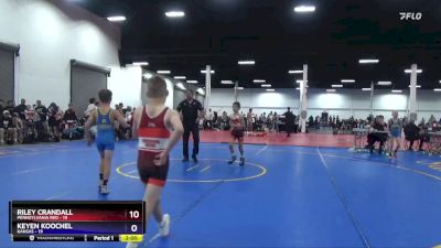 77 lbs Round 2 (8 Team) - Riley Crandall, Pennsylvania Red vs Keyen Koochel, Kansas