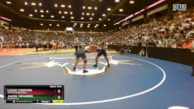 6A-215 lbs Quarterfinal - Lucas Conover, Olathe Northwest vs Jaxon Vikander, Manhattan