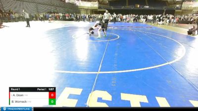 130 lbs Round 1 - Abigail Doan, Ilwaco Youth Wrestling vs Bailey Womack, Ilwaco Youth Wrestling