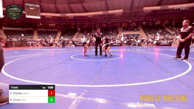 84 lbs Final - Yareli Flores, Warriors Of Christ (WOC) vs Elissa Cruz, Scrap Yard Training