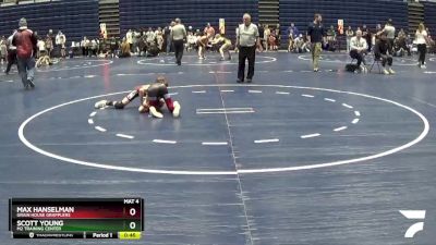 75 lbs Semifinal - Max Hanselman, Grain House Grapplers vs Scott Young, M2 Training Center