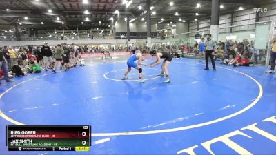 155 lbs Finals (2 Team) - Ried Gober, JEFFERSON WRESTLING CLUB vs Jax Smith, PIT BULL WRESTLING ACADEMY