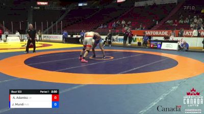 97kg 1st Place Match - Attila Adamko, London-Western WC vs Jastej Mundi, Rustom