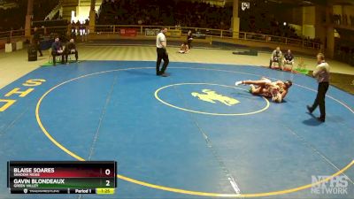 190 lbs 1st Place Match - Gavin Blondeaux, Green Valley vs Blaise Soares, Shadow Ridge