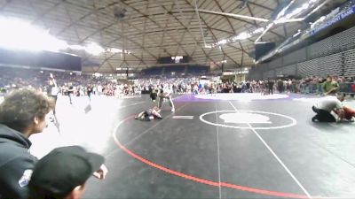 38-40 lbs Cons. Semi - Royce Barajas, Moses Lake Wrestling Club vs Grady Mason, Cashmere Wrestling Club