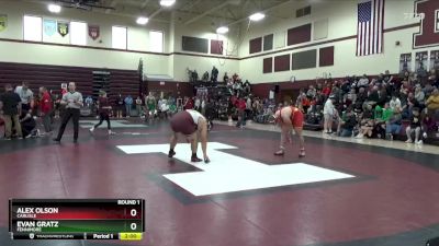 285 lbs Round 1 - Evan Gratz, Fennimore vs Alex Olson, Carlisle