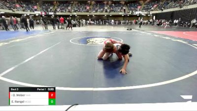 101 lbs Champ. Round 1 - Dylan Weber, Marist vs Emanuel Rangel, West Chicago