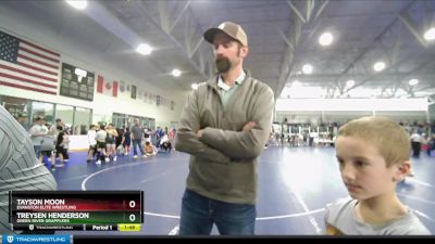 106 lbs Cons. Round 2 - Treysen Henderson, Green River Grapplers vs Tayson Moon, Evanston Elite Wrestling