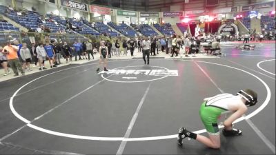 78 lbs Quarterfinal - Easton Coats, Bear Cave WC vs Gunner Thompson, Nebraska Elite WC