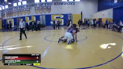 215 Gold Round 5 - Caleb Gaskin, Camden County vs Matthew Rubio, Southwest Miami