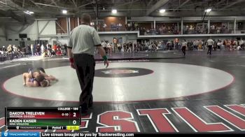 184 lbs Cons. Round 3 - Dakota Treleven, Wisconsin-Oshkosh vs Kaden Kaiser, Iowa Wesleyan